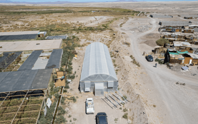 Invernadero de alta tecnología en Chiu Chiu